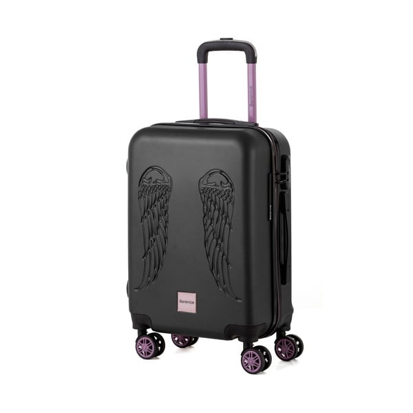 Černý cestovní kufr Berenice Wingy, 44 l