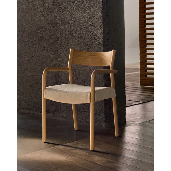 Béžová/v přírodní barvě jídelní židle Falconera – Kave Home-image-1