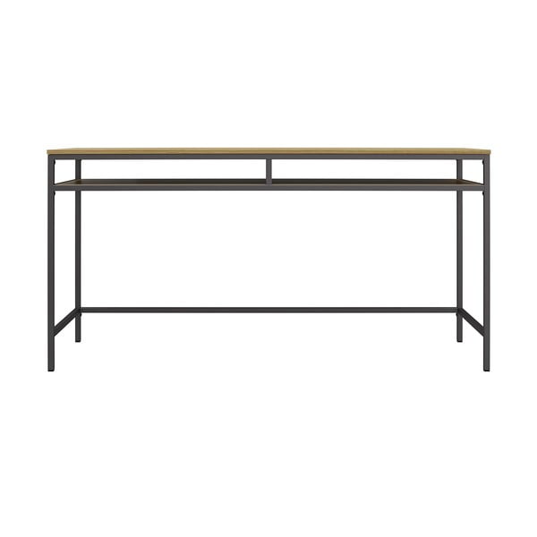 Pracovní stůl s deskou v dubovém dekoru 51x153 cm Bradford – Støraa-image-2