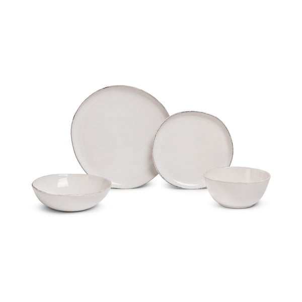 Kameninová jídelní sada 24 ks Snow Heart – Bonami Essentials-image-2