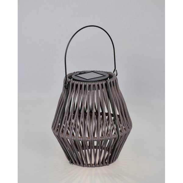 Šedá solární LED lucerna (výška 17 cm) Juny – Yes Everyday-image-1