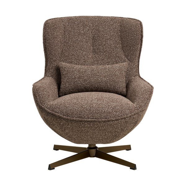 Hnědé otočné křeslo Blenheim – House Nordic-image-2