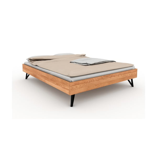 Dvoulůžková postel z bukového dřeva 160x200 cm Golo - The Beds