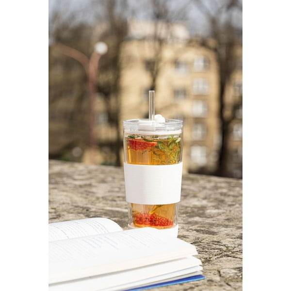 Bílý termo hrnek 600 ml Fuori – Vialli Design-image-3