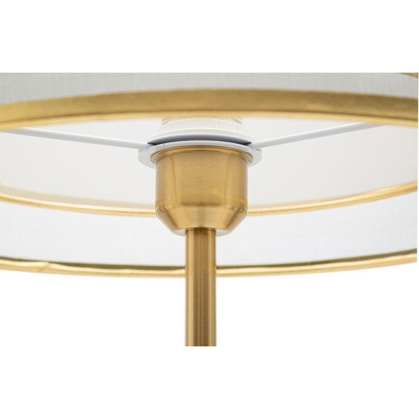 Černá/ve zlaté barvě stojací lampa s textilním stínidlem (výška 153 cm) Levels – Mauro Ferretti-image-3