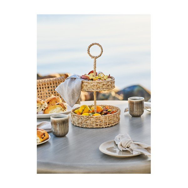 Keramický kulatý zahradní jídelní stůl ø 60 cm Bonnet – House Nordic-image-4