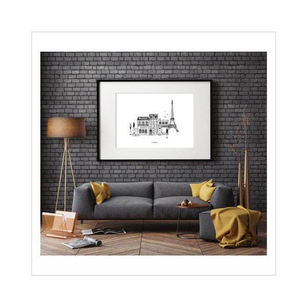 Plakát Leo La Douce Paris Mon Amour, 21 x 29,7 cm-image-1