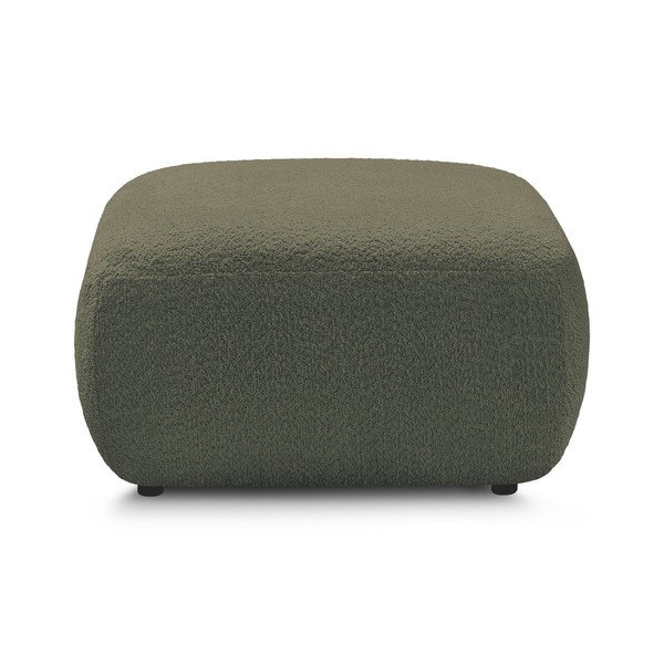 Zelená podnožka z textilie bouclé Montaigne – Bobochic Paris