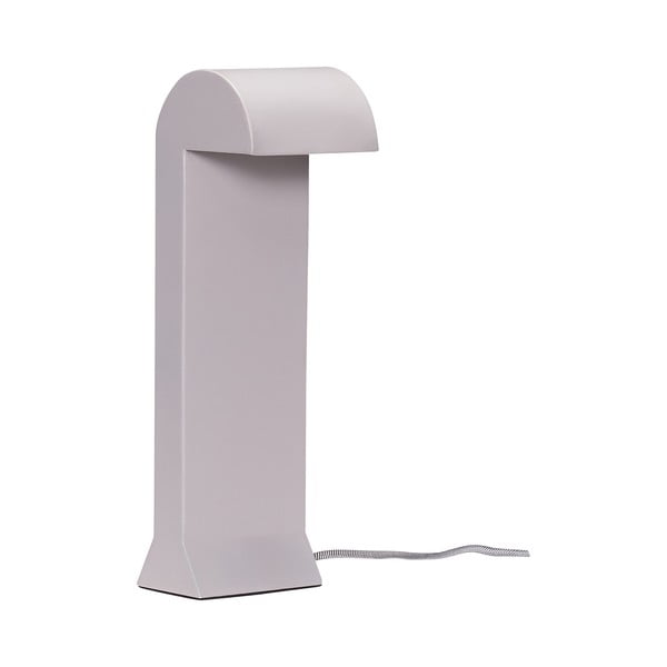Světle šedá LED stmívatelná stolní lampa (výška 34 cm) Soothe – Hübsch