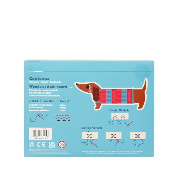 Sada na vyšívání Sunny Sausage Dog – Rex London-image-2
