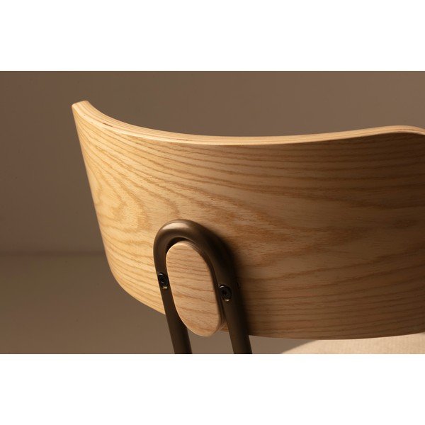 Béžová/v přírodní barvě čalouněná jídelní židle Olimpia – MOME-image-3