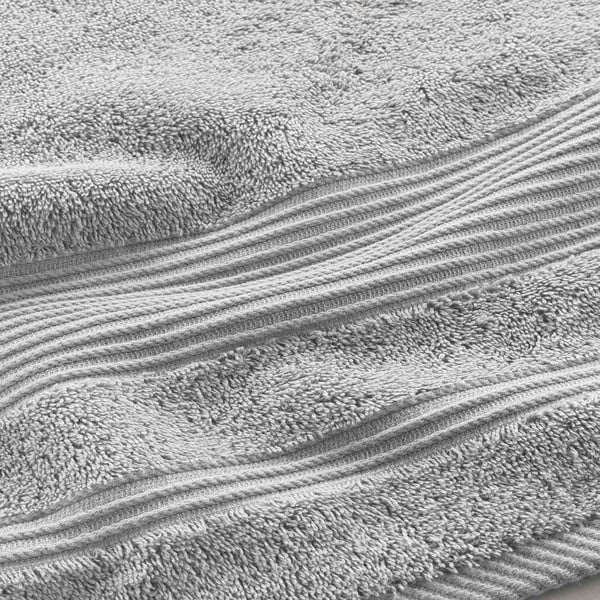 Světle šedá froté bavlněná osuška 90x150 cm Tendresse – douceur d'intérieur-image-2