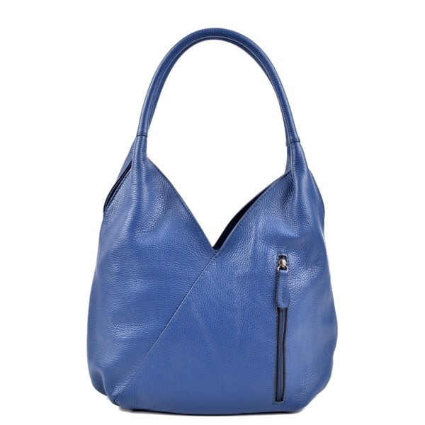 Modrá kožená kabelka Roberta M Mola