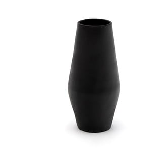 Matně černá terakotová ručně vyrobená vysoká váza (výška 61 cm) Posia – Kave Home