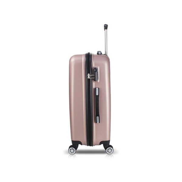 Růžový cestovní kufr na kolečkách s USB portem My Valice COLORS LASSO Pilot Suitcase-image-1