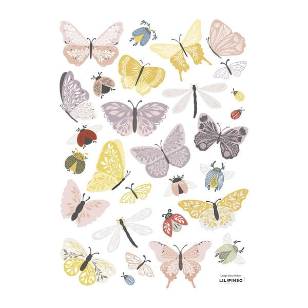 Arch samolepek 30x42 cm Butterflies & Insects – Lilipinso