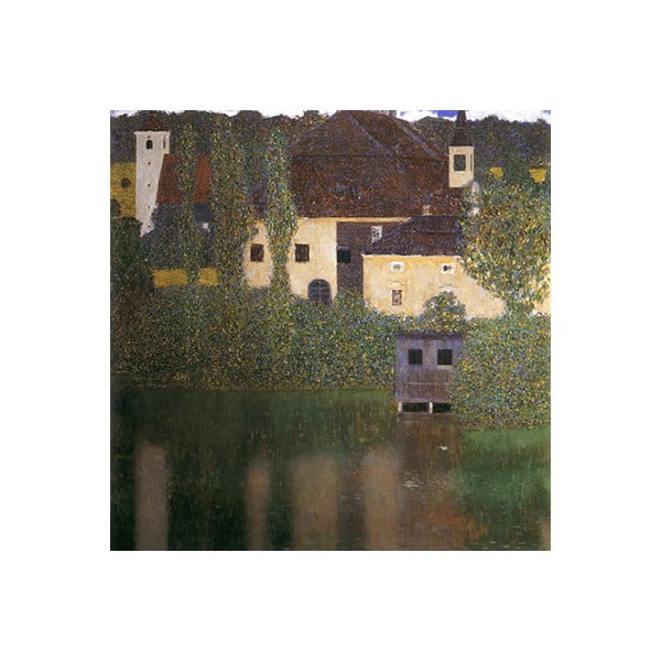 Reprodukce obrazu Gustav Klimt - Water Castle, 50 x 50 cm