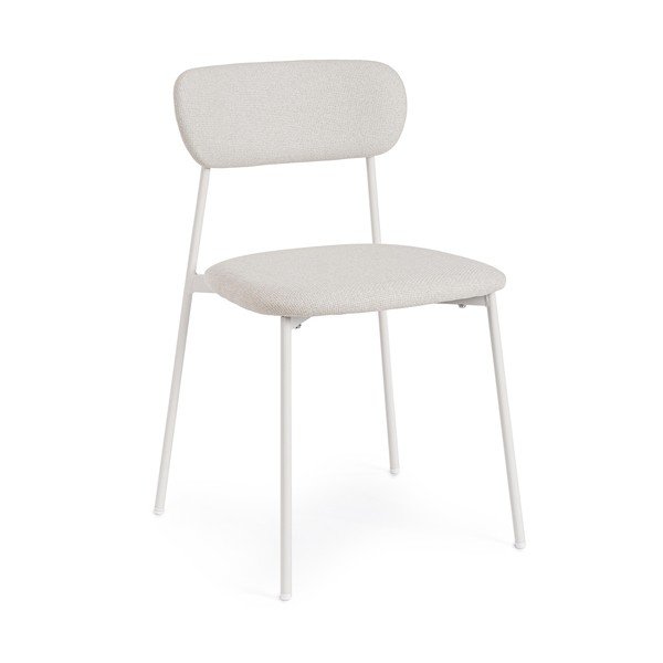 Bílá čalouněná jídelní židle Inka – Yes Everyday