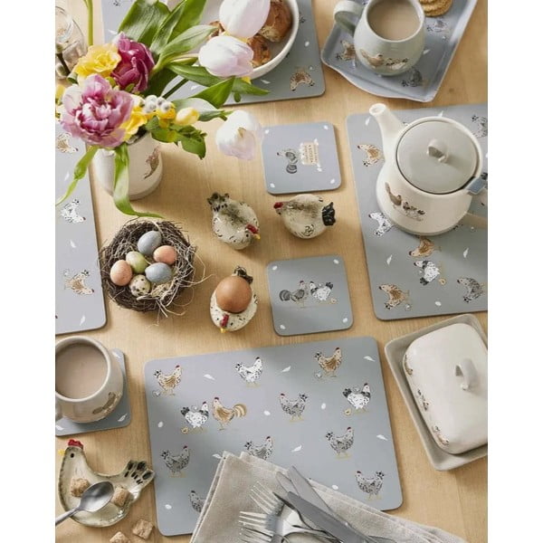 Korková prostírání v sadě 4 ks 21x29 cm Hen House – Cooksmart ®-image-4