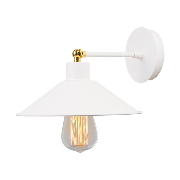 Bílá nástěnná lampa Homemania Decor Hat Drop