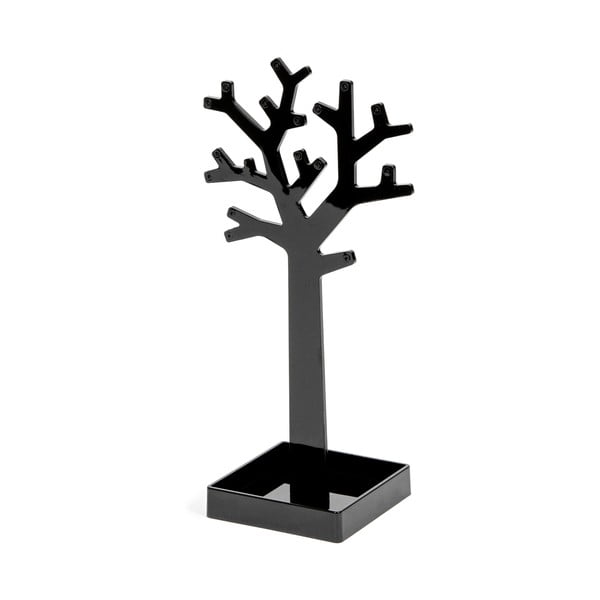 Černý organizér na šperky ve tvaru stromu Compactor