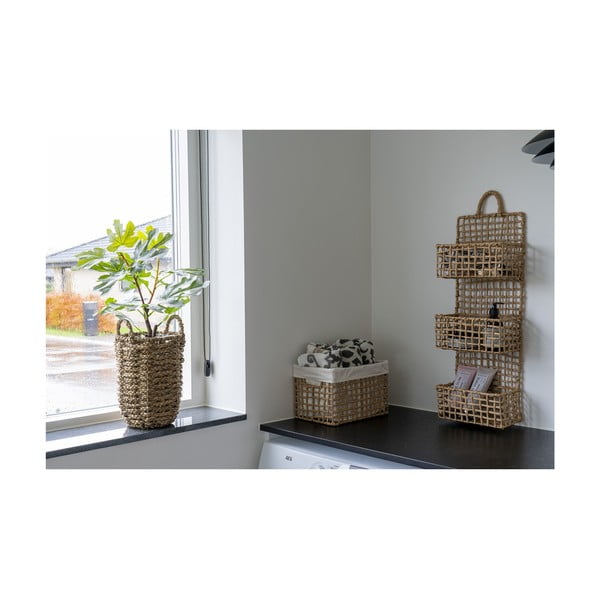 Patrová kovová police v přírodní barvě 25 cm Sines – House Nordic-image-2