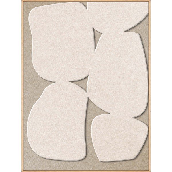 3D obraz s rámem/akustický 90x120 cm Stone Path 1 – Malerifabrikken