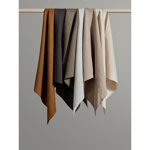 Žlutý lněný běhoun na stůl Blomus, 45 x 140 cm-image-3