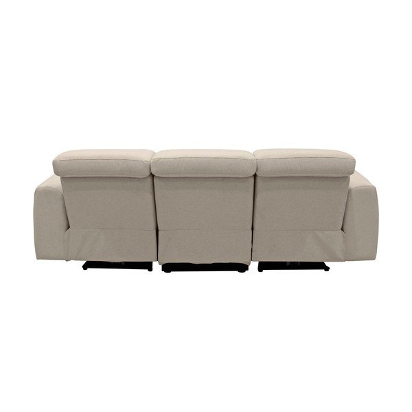 Bílá pohovka z imitace kůže 216 cm Capena – Støraa-image-3