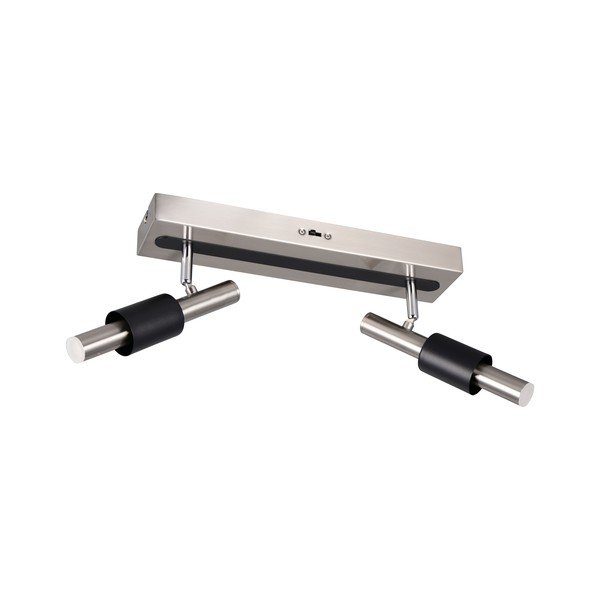 Černé/ve stříbrné barvě LED bodové svítidlo 20,5x42 cm Ikaris – Trio Select