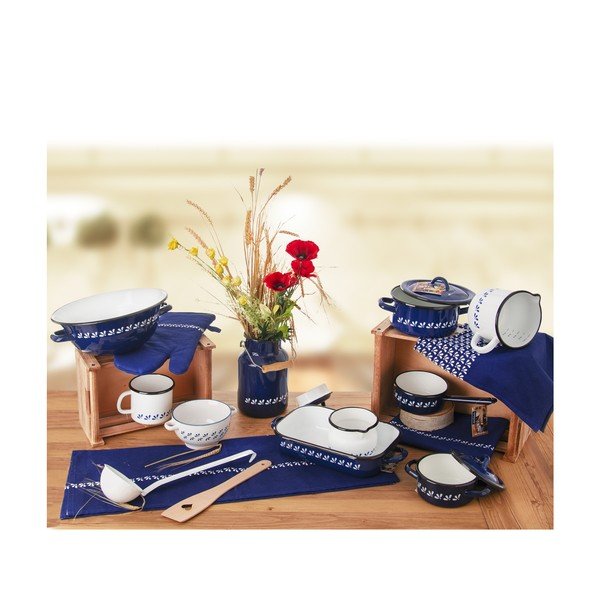 Bílý smaltovaný hrnek Orion, 0,7 l-image-2