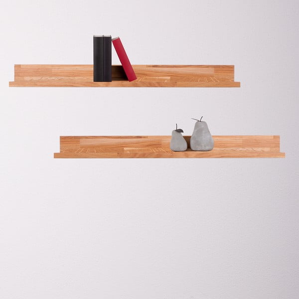 Police na obrázky z dubového dřeva v přírodní barvě 80 cm Kalle – Interia Home & Living-image-1