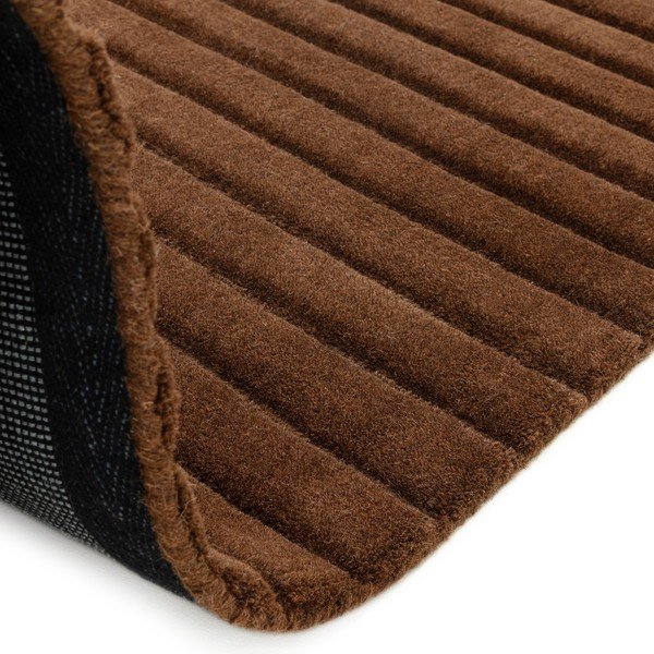 Tmavě hnědý ručně tkaný vlněný koberec 160x230 cm – Asiatic Carpets-image-2