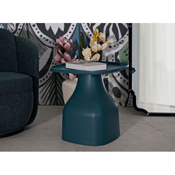 Plastový kulatý odkládací stolek ø 48 cm Gea – Mauro Ferretti-image-1