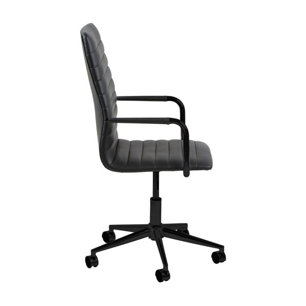 Černá kancelářská židle na kolečkách Actona Wislow-image-3