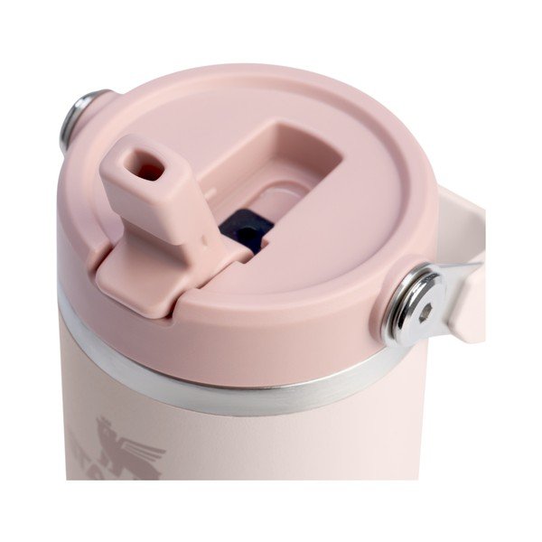 Světle růžová termoska z nerezové oceli 410 ml IceFlow™ Flip Straw 2.0 Tumbler Rose Quartz – Stanley-image-3