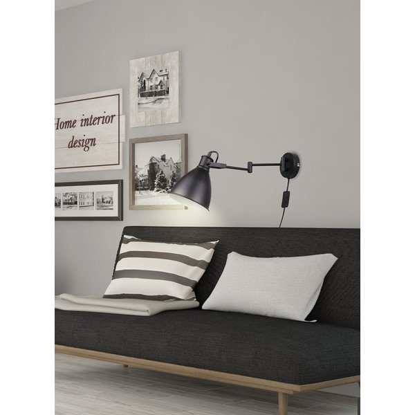 Černé kovové nástěnné svítidlo Espera – Candellux Lighting-image-4