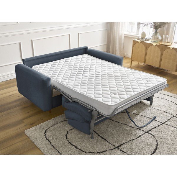 Tmavě modrá pohovka na každodenní spaní/rozkládací 200 cm Cocoone – Bobochic Paris-image-1