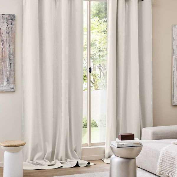 Béžový manšestrový termo závěs 140x260 cm Madison – douceur d'intérieur-image-3