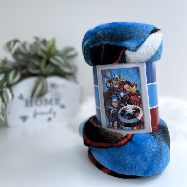 Dětská deka z mikroflanelu 100x150 cm Avengers Heroes – Jerry Fabrics-image-1