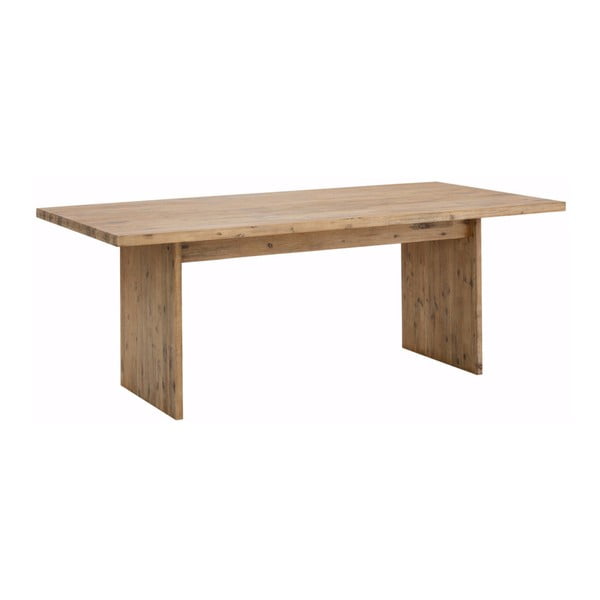 Hnědý jídelní stůl z masivního akáciového dřeva Støraa Lai, 90 x 160 cm