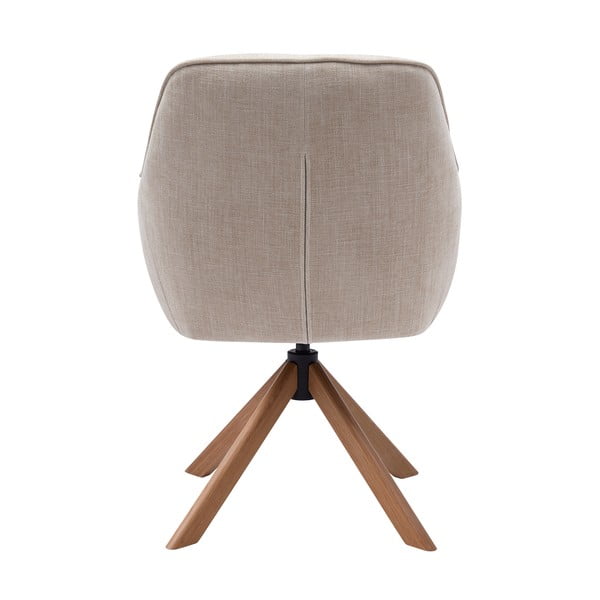 Krémová čalouněná jídelní křesla v sadě 2 ks Avola – Unique Furniture-image-2