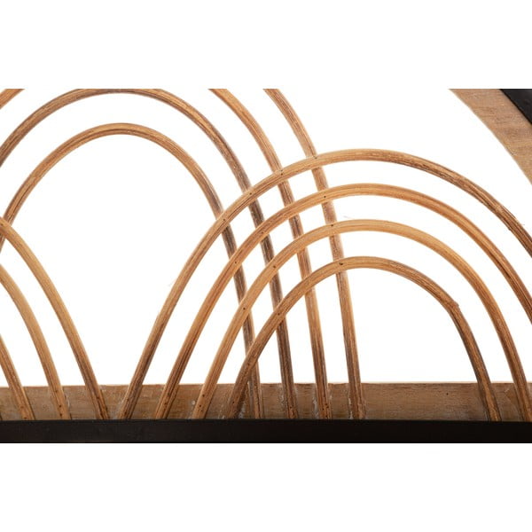 Kovový nástěnný věšák s poličkou v černo-přírodní barvě Oporto – Mauro Ferretti-image-4