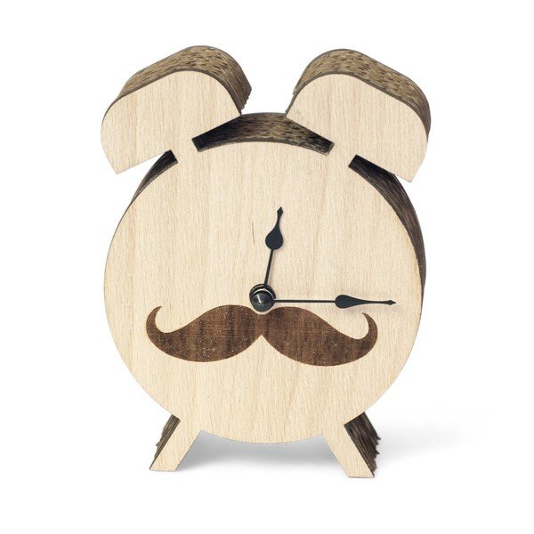 Kartonový budík mini Kartoons, movember