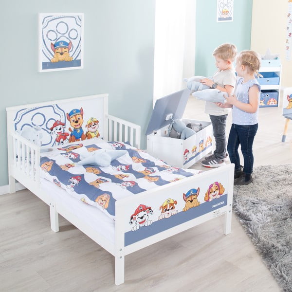 Bavlněné dětské povlečení do postýlky 100x135 cm Paw Patrol – Roba-image-1