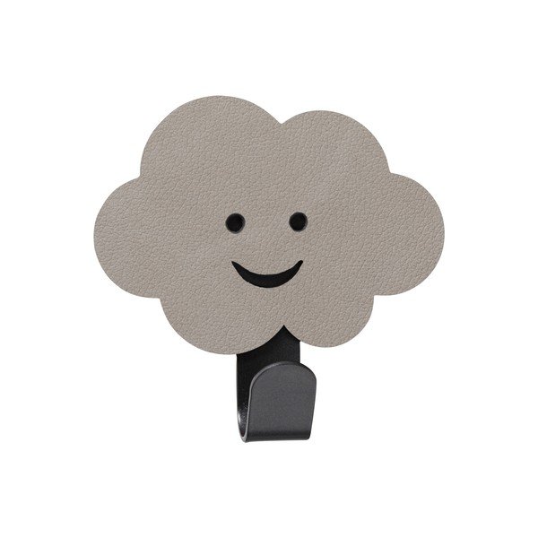 Šedý ocelový háček bez vrtání Cloud Nupo – LIND DNA