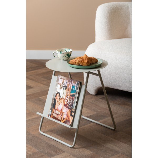 Kovový kulatý odkládací stolek ø 40 cm Esencia – Leitmotiv-image-1