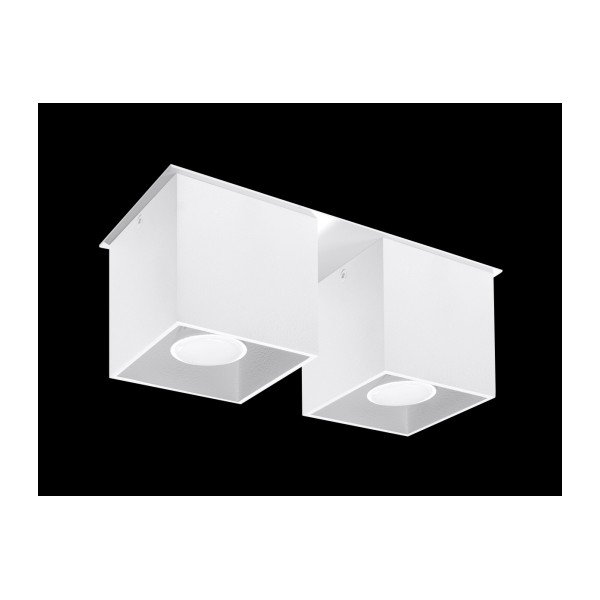 Bílé stropní svítidlo Sollux Geo-image-3