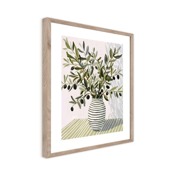 Tištěný obraz s rámem 40x50 cm Olive Bunch II – Styler-image-4