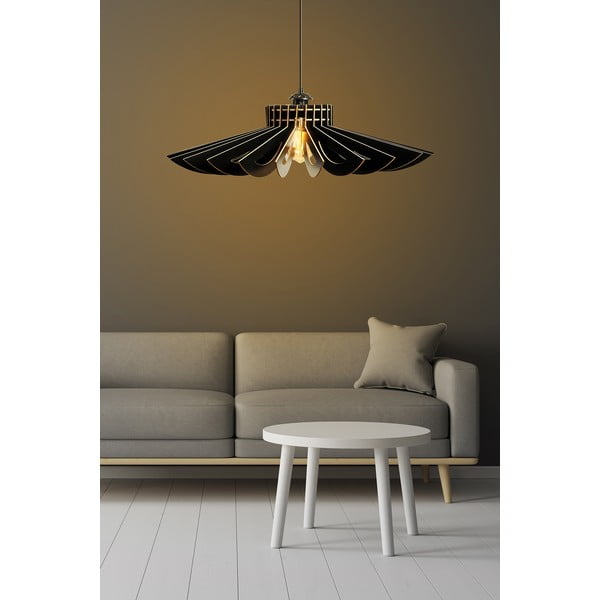 Černé závěsné svítidlo ø 68 cm – Opviq lights-image-1